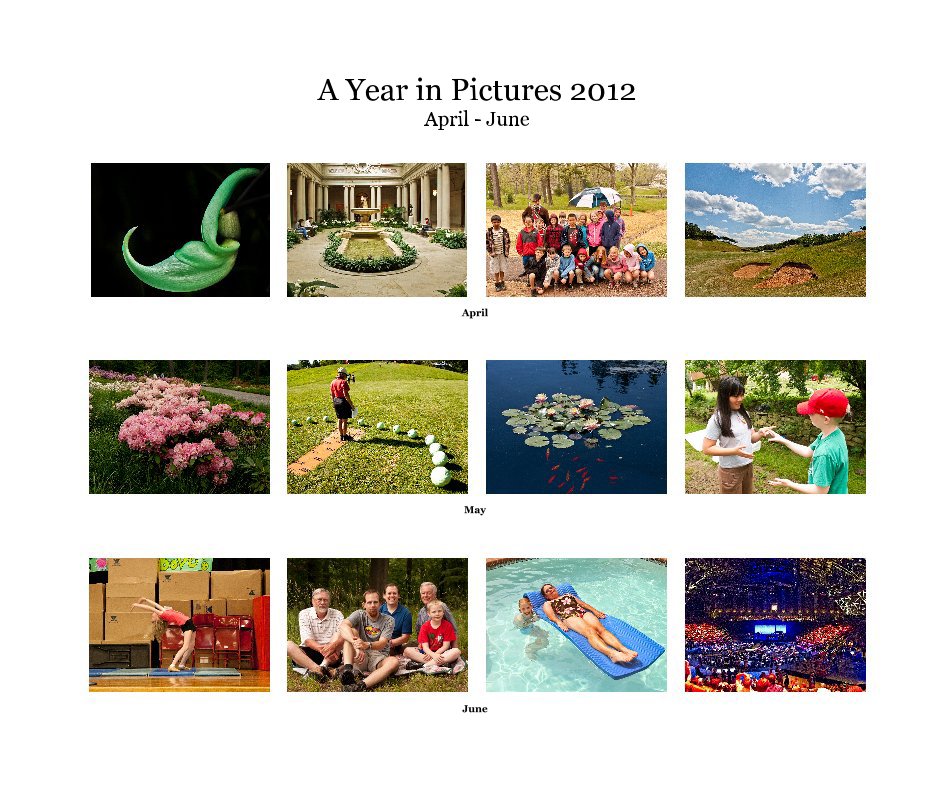 A Year in Pictures 2012 April - June nach ErikAnestad anzeigen