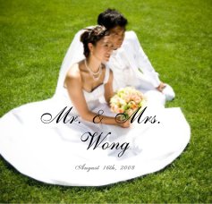 Mr. & Mrs. Wong book cover
