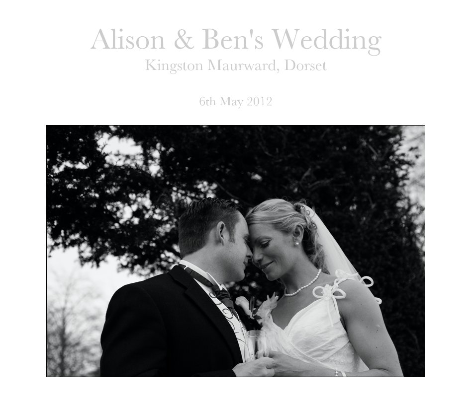 Ver Alison & Ben's Wedding Kingston Maurward, Dorset por 6th May 2012