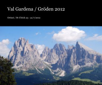 Val Gardena / Gröden 2012 book cover