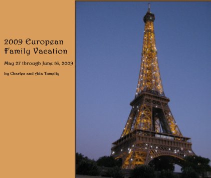 2009 European Family Vacation book cover
