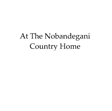 At The Nobandegani Country Home book cover