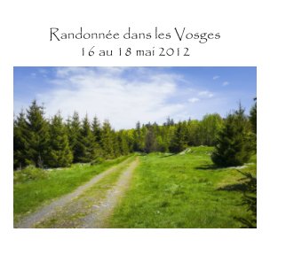 Randonnée Vosges book cover