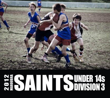 2012 Saints Under 14s  Div 3 book cover
