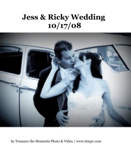 Jess & Ricky Wedding 10/17/08 book cover