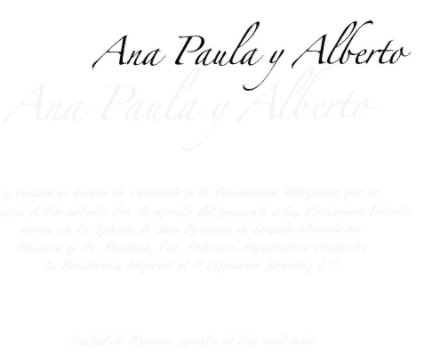 Ana Paula y Alberto book cover