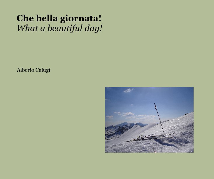 Bekijk Che bella giornata! What a beautiful day! op Alberto Calugi