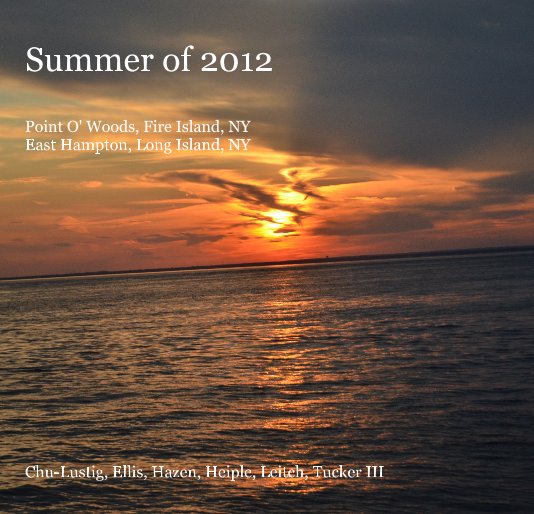 Visualizza Summer of 2012 Point O' Woods, Fire Island, NY East Hampton, Long Island, NY Chu-Lustig, Ellis, Hazen, Heiple, Leitch, Tucker III di Nicole Tucker