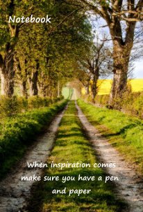 When inspiration comes make sure you have a pen and paper book cover