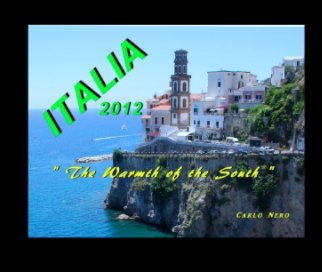Italia 2012 " The Warmth of the South " book cover