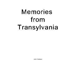 Memories from Transylvania book cover