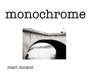 monochrome book cover