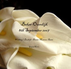 Baker-Overdijk - 8th September 2007 book cover