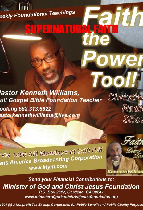 View Supernatural Faith 2014 Edition by Apostle Kenneth Williams