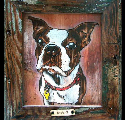 View Woodburned Pet Portraits by Wounded Wood