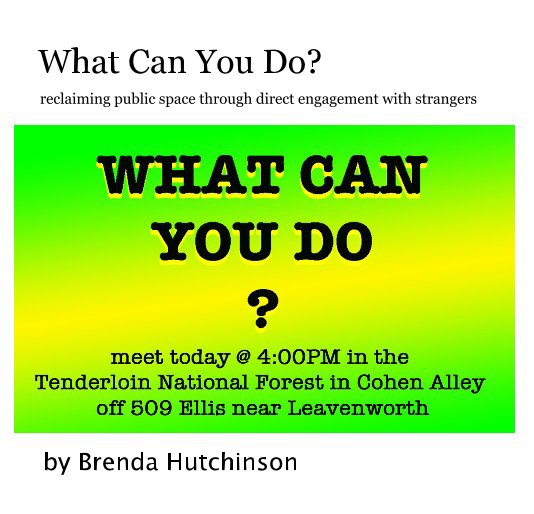View What Can You Do? by Brenda Hutchinson