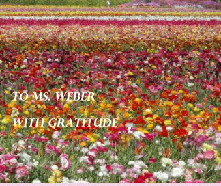 To Ms Weber With Gratitude book cover