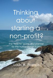 Thinking about starting a non-profit? book cover