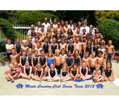 2012 Menlo Country Club Swim Team book cover