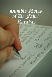 Humble Notes of Fahri Karakas book cover