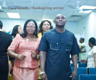 The Ukanacho Thanksgiving service book cover