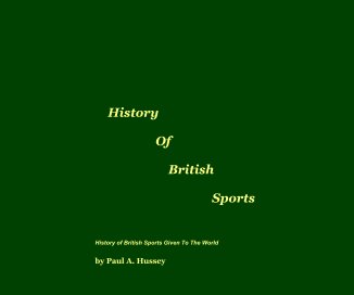 History Of British Sports book cover