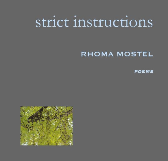 View strict instructions by Rhoma Mostel