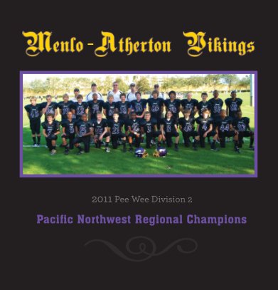 2011 Menlo-Atherton Pop Warner Vikings book cover