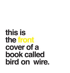 Bird On Wire book cover