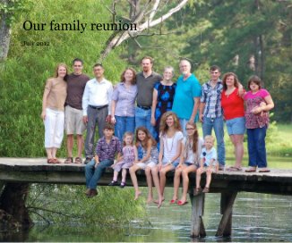 Our family reunion book cover