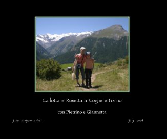 Carlotta  e  Rosetta  a  Cogne  e Torino book cover