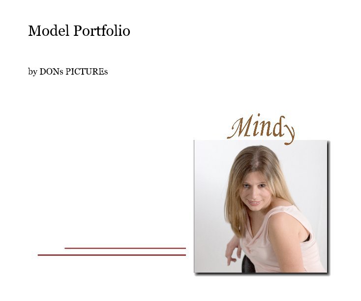 View Model Portfolio by DONs PICTUREs