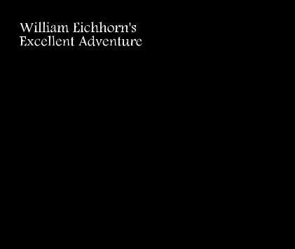 William Eichhorn's Excellent Adventure book cover