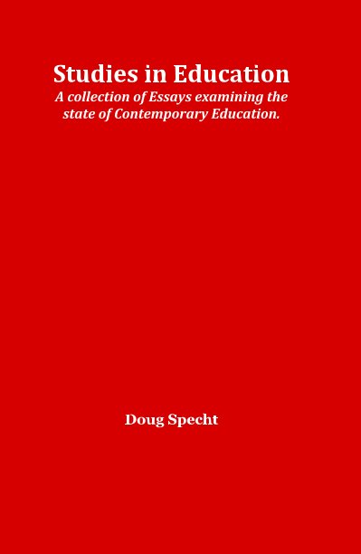 Ver Studies in Education. por Doug Specht
