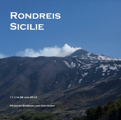 Rondreis Sicilie book cover