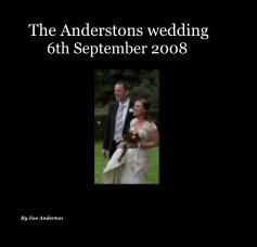 The Anderstons wedding 6th September 2008 book cover