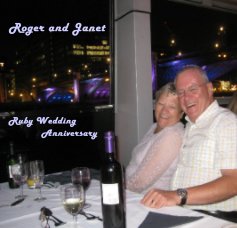 Roger and Janet Ruby Wedding Anniversary book cover