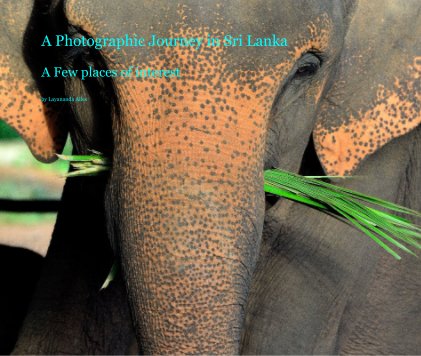 A Photographic Journey in Sri Lanka A Few places of interest book cover