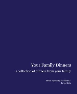 Your Family Dinners book cover