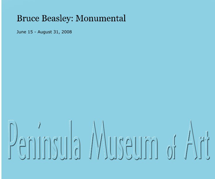 Bekijk Bruce Beasley: Monumental op ruthwaters