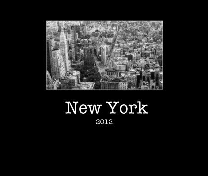 New York 2012 book cover