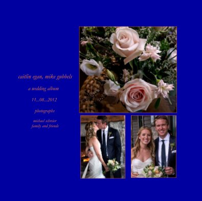 egan/gubbels wedding book cover