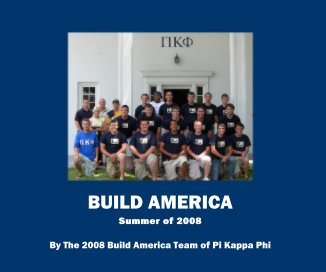 BUILD AMERICA - 2008  (Hardcover) book cover