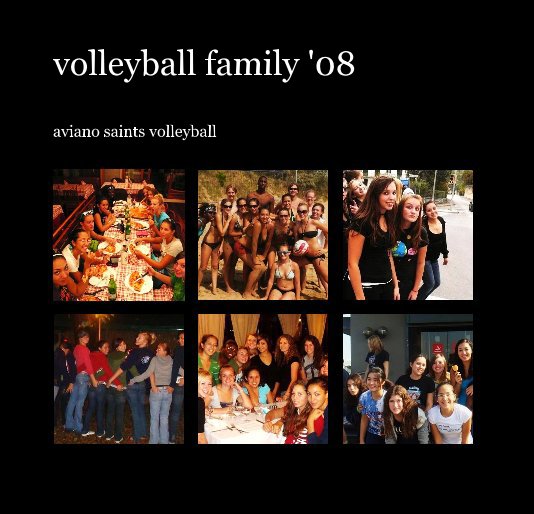 Visualizza volleyball family '08 di connollys5