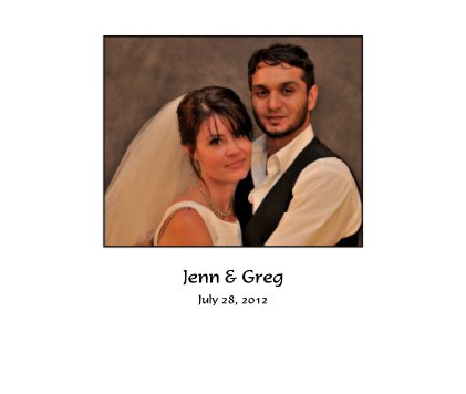 JENN & GREG Wedding Album [13x11] book cover