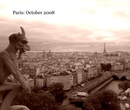 Paris: October 2008 book cover