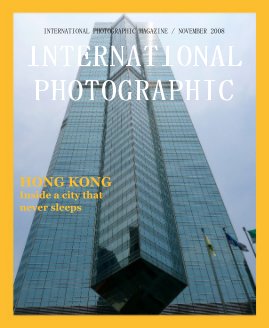 INTERNATIONAL PHOTOGRAPHIC MAGAZINE / NOVEMBER 2008 book cover