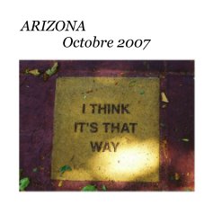 ARIZONA Octobre 2007 book cover