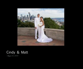 Cindy & Matt August 23, 2008 book cover