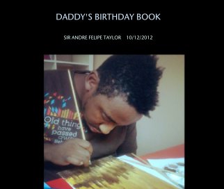 DADDY'S BIRTHDAY BOOK book cover